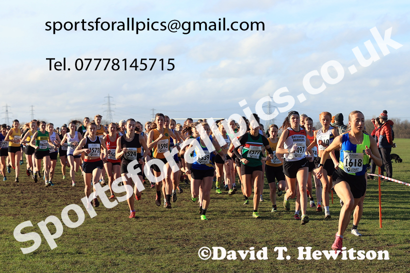 Senior Womens 2026 Northern Cross Country Champs., Pontefract Racecourse, Pontefract. Photo: David T. Hewitson/Sports for All Pics